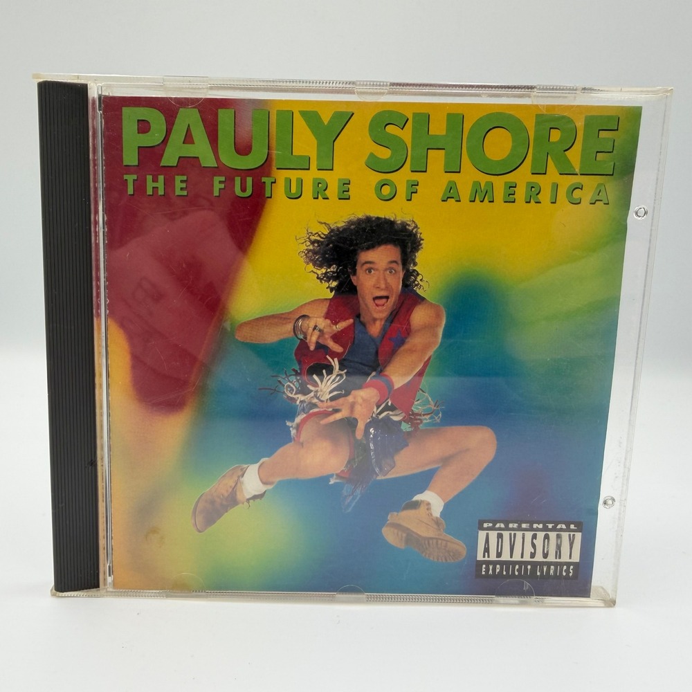 Pauly Shore The Future Of America CD 1991 WTG Records Comedy NK 47062